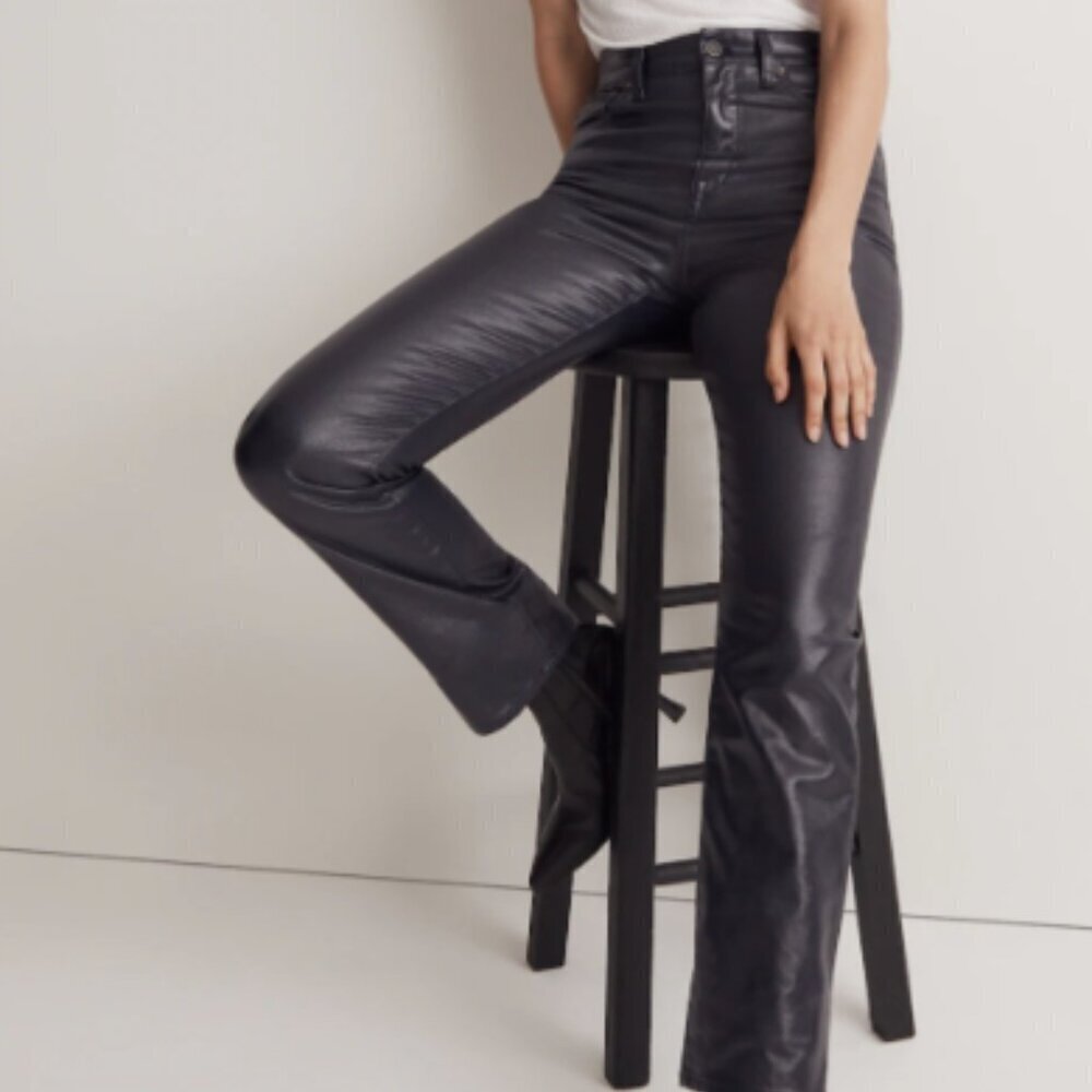 Madewell 90's Straight Jean in Midnight Blue Foil Size 27